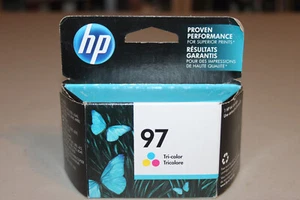 HP 97 Tri Color Genuine Printer Ink Cartridge NEW & SEALED Dated Nov 2019 - Picture 1 of 4
