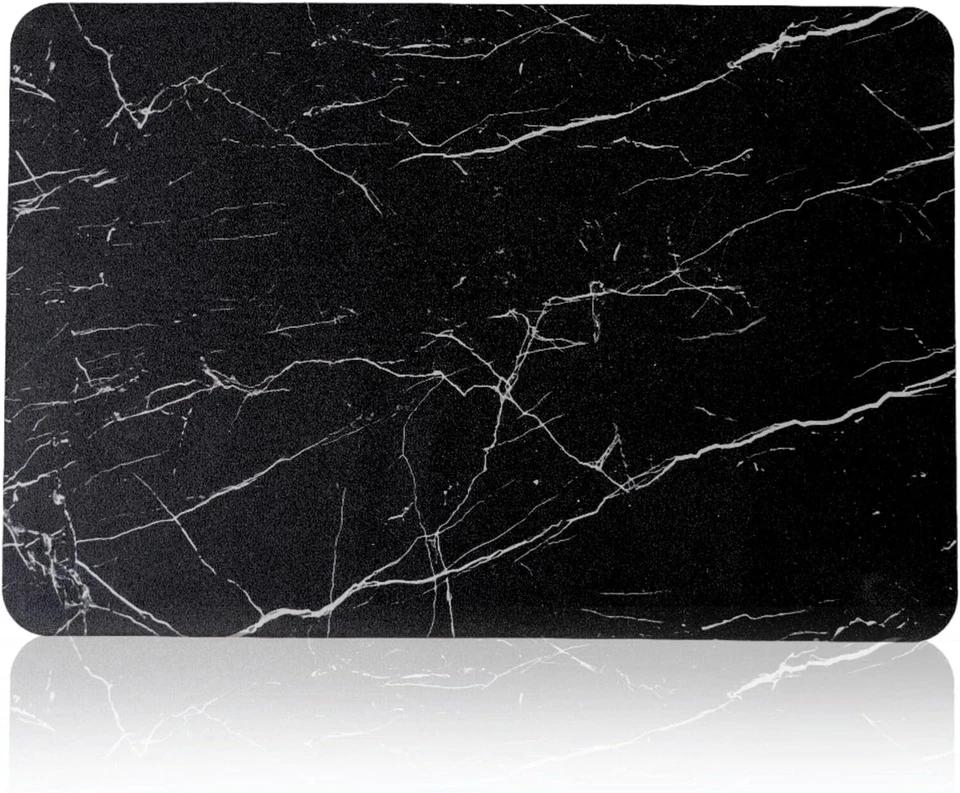Lukada Badematte Badvorleger Badteppich rutschfest Marmor Abtropfmatte Spülmatte - Bild 1 von 4