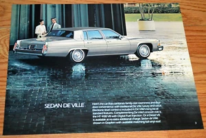 Cadillac de Ville 1984 anuncio impreso de distribuidor original Deville 84 - Imagen 1 de 1