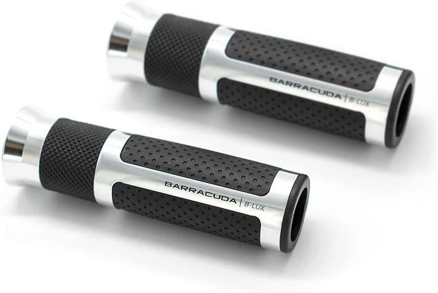 BARRACUDA MANOPOLE B-LUX ARGENTO UNIVERSALI 120mm MOTO YAMAHA - Immagine 1 di 1