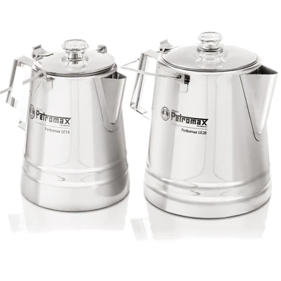 Petromax Perkomax Perkolator Edelstahl LE 14 / 28 Kessel Outdoor Camping Kanne - Bild 1 von 4