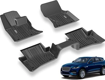 3W Car Floor Mats for Jaguar F-pace 2017-2023 TPE Custom Fit Auto Floor Liner - Изображение 1 из 4