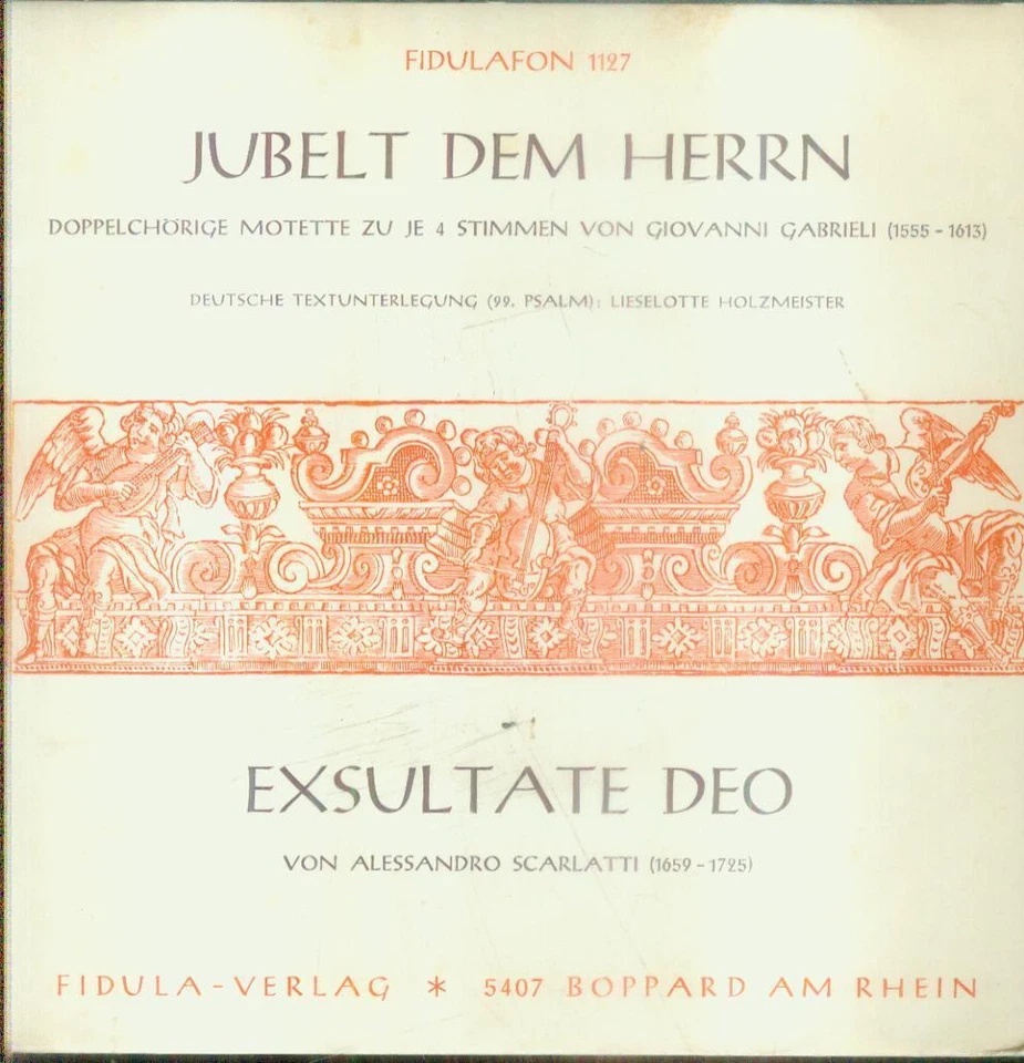 7" Evangelische Kantorei Duisburg/Jubelt dem Herrn - Bild 1 von 1
