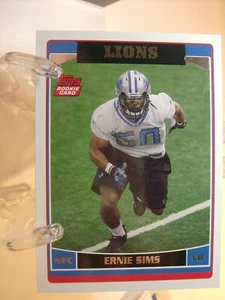 2006 Topps Football Card #337 Ernie Sims RC (2033) - Picture 1 of 2