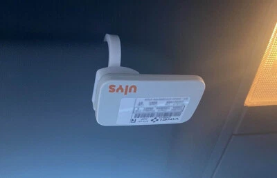 Support à pince pour badge de péage autoroute avec base arrondie. Bip télépéage. - Bild 1 von 4