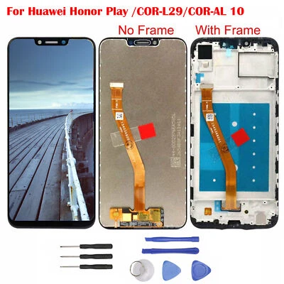 LCD Display Touch Screen Digitizer Assembly Frame For Huawei Honor Play Tools - Image 1 of 4