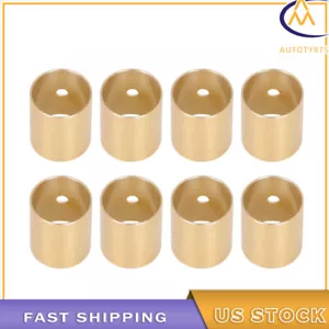 Bujes de pasador de muñeca de pistón dorado 8 piezas para Ford Mustang Thunderbird Galaxie - Imagen 1 de 9