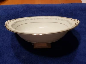 Noritake China Margaret 6243 Oval Vegetable Bowl with Handles - Picture 1 of 3