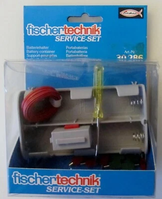 New & OVP: Fischertechnik Service Set 30286 Battery Holder With Polarity Switch! - Image 1 of 3