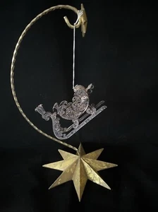 Metropolitan Museum Of Art Ornament Silber Filigran Schlitten MMA ca. 1999 Weihnachten - Bild 1 von 14