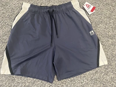 Reebok Masculino Baseline Performance Malha 7" Short - Ébano - Médio - Novo em folha com etiqueta - Imagem 1 de 4