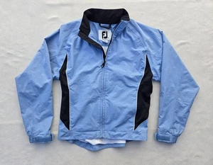 FootJoy Jacket Womens XS Blue Black DryJoys Golf Waterproof Windbreaker Zip - Picture 1 of 13