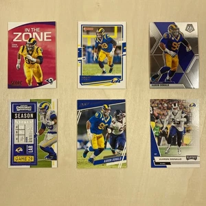 Aaron Donald 2020 Panini Donruss Mosaic NFL Football Los Angeles Rams LOT 6 - Bild 1 von 13