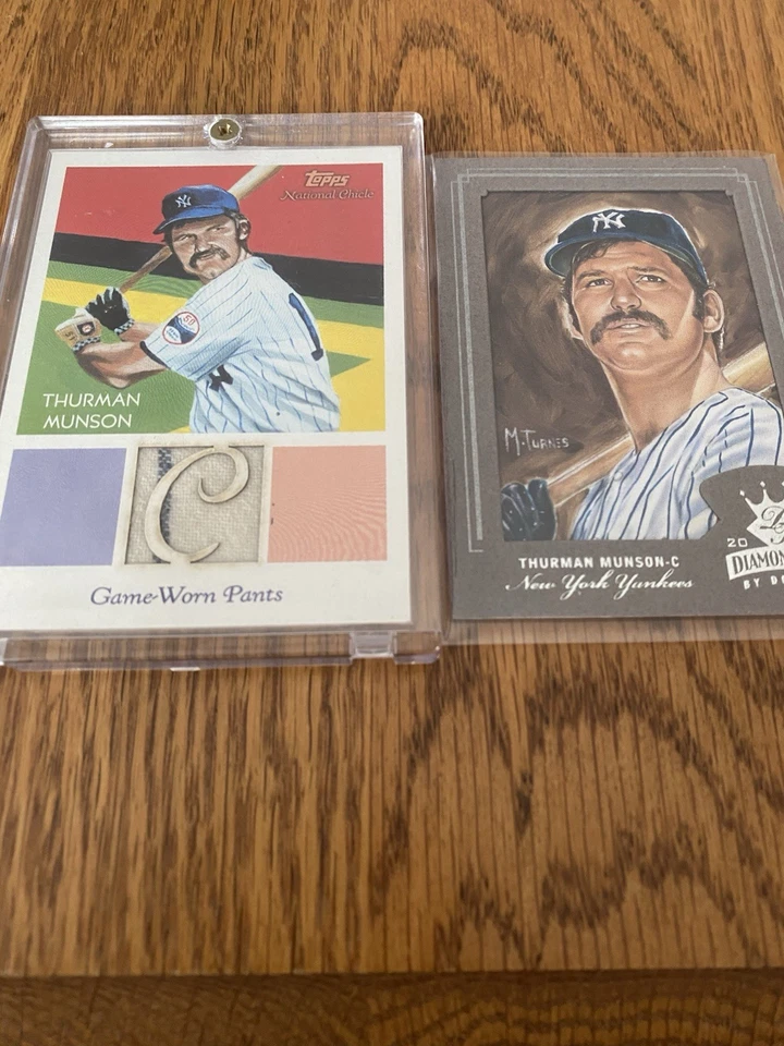 Thurman Munson Topps National Chicle Bazooka Back Game Worn Pants 81/99 - Image 1 of 3