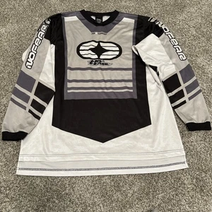 Vintage NO FEAR Racing Langarm Trikot schwarz/weiß Pure MX Technology Gr. XL - Bild 1 von 10