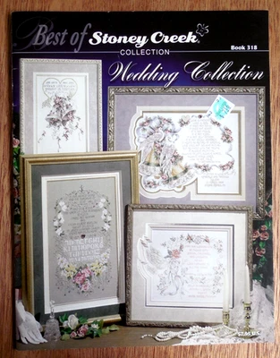 NEW  Stoney Creek Cross Stitch 21 Pg Pattern Booklet #318  "Wedding Collection" - Image 1 of 4