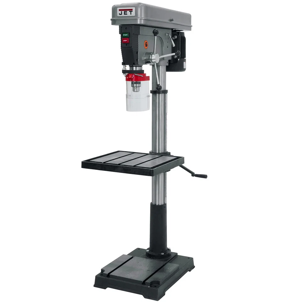 JET 354402 J-2550 20 Inch Floor Model Drill Press, 1HP, 115V