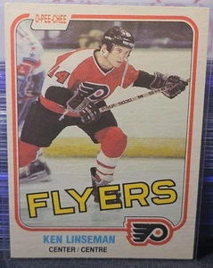 81-82 O-Pee-Chee Ken Linseman 🚨🚨🚨 Philadelphia Flyers  - Picture 1 of 2