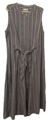 Calvin Klein Dress Womens 20W Black and White Check Maxi Full Length (shi1507R) - Image 1 of 4