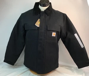 Carhartt Chore Jacket Herren XL Barn Coat Duck Canvas Arctic Quilt Lined C003-BLK - Bild 1 von 12