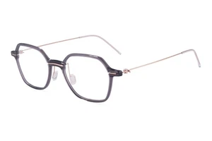Gafas mujer Minima H6-G27 híbrido acetato titanio montura gris oro rosa cristal - Imagen 1 de 6