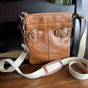 Vintage Damen Y2k Coach Karmel Leder Soho Crossbody Schultertasche  - Bild 1 von 16