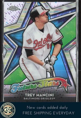 Trey Mancini 2018 Topps Chrome Future Stars #FS-16 Baltimore Orioles - Image 1 of 2