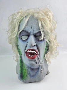 Vintage Beetlejuice Ben Cooper Rubber Mask from Toys R Us 1989 Size Large - Picture 1 of 7