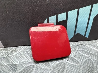 OEM 1999-03 BMW E39 M5 REAR Bumper Tow Hook Eye Cap Cover Trim Imola Red 2498499 - Image 1 of 4