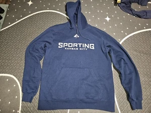 Adidas Sporting Kansas City Herren Gr. M Hoodie blau  - Bild 1 von 7