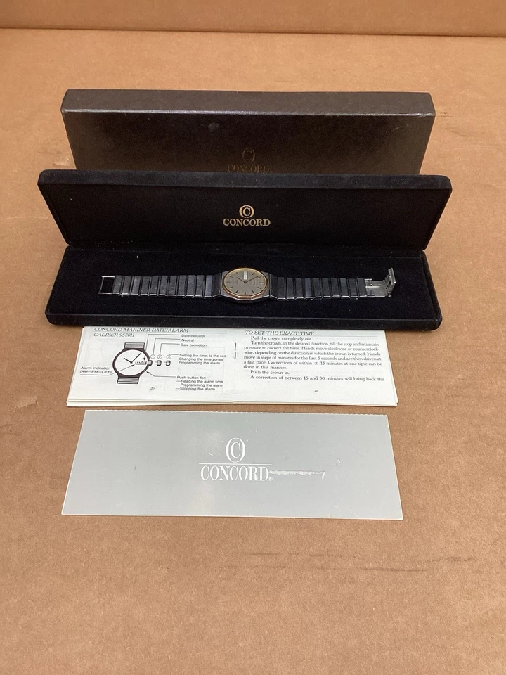 RELOJ CONCORD MODELO MARINER SG, NÚMERO DE SERIE 696740 en caja original Foto 1 de 4