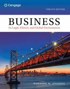 MBA Business Textbook: Legal Ethical Global Environment 12th Ed. NEU Cengage - Bild 1 von 1