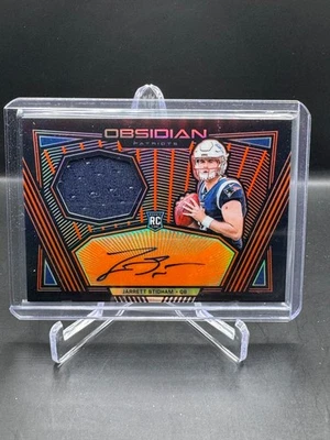 2019 OBSIDIAN!  JARRETT STIDHAM!  RC!  RPA!  ELECTRIC ETCH ORANGE!  #/75!  AUTO! - Image 1 of 2