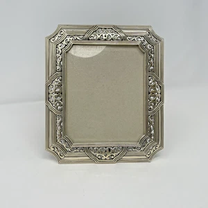 Brighton Easel Back Ornate Silver Tone 6 x 7 Photo Frame for 5 x 4 Picture - Picture 1 of 14