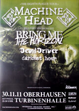 MACHINE HEAD - 2011 - In Concert - Eigth Plague Tour - Poster - Oberhausen