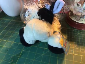 webkinz black and white cow new with unused code tag - Picture 1 of 1