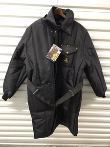 RefrigiWear Men's Insulated Inspector Coat Knee-Length Workwear Parka Sz Xl - Picture 1 of 9