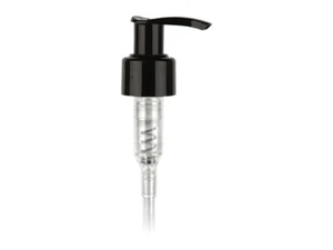 Black Lotion Pump 24/410 - 24mm Lotion/Soap Lockable Dispenser Pump ANY AMOUNT - Picture 1 of 2