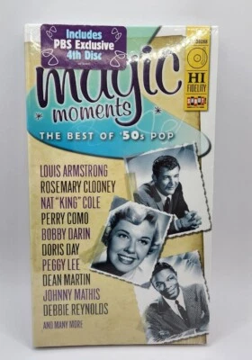 Magic Moments: The Best of '50s Pop 4-Disc CD Set - Image 1 of 2