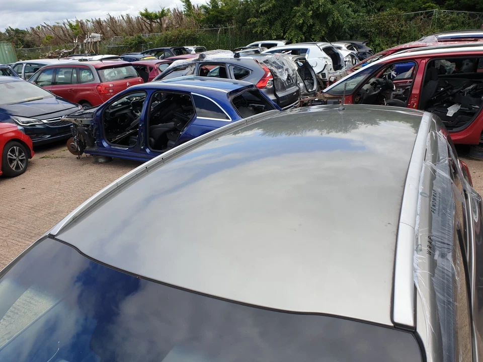 Par de rieles de techo X2 cromados Kia Carens MK3 2013-2019 Foto 1 de 4