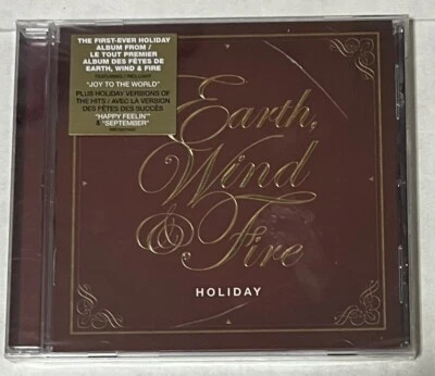 Holiday by Earth Wind & Fire (CD, 2014) NEW SEALED Case minor cracks - Imagem 1 de 2
