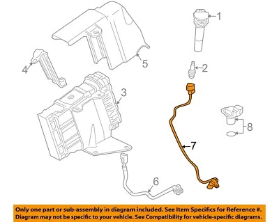 Sensor de posição da manivela do virabrequim MITSUBISHI OEM Endeavor-Engine CPS MR985145 - Imagem 1 de 2