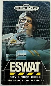 ESWAT: City Under Siege (Genesis, 1990) Instruction Manual ONLY - Picture 1 of 2