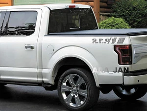 SPORT edition Vinyl Decal Truck Pickup racing sticker logo emblem SILVER - Foto 1 di 1