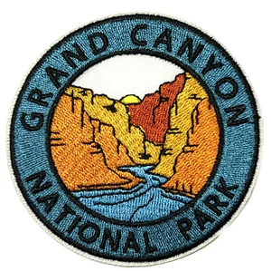 Grand Canyon National Park DIY Embroidered Patch Iron/Sewn Applique Wander - Picture 1 of 10