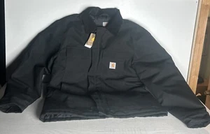 CARHARTT Arctic Size Large Black Insulated Traditional Work Jacket NEW WITH TAGS - Picture 1 of 13