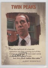 2018 Rittenhouse Twin Peaks Quotable Twin Peaks Albert Rosenfield #Q7 10a3