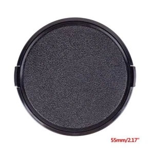 Plastic Black Snap-On Front Lens for for Fujifilm Camera 55mm - Picture 1 of 7