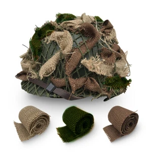 M1 Helmert Paracaidistas Casco Exterior Tira de Lino Casco Camuflaje Red Réplica - Imagen 1 de 1