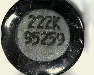 pack of 10 TOKO 262LY222K 2.2mH 50mA radial choke inductor 8RBS 5mm lead pitch - Picture 1 of 4